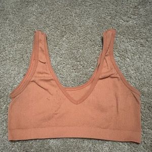 Target Orange L Bralette